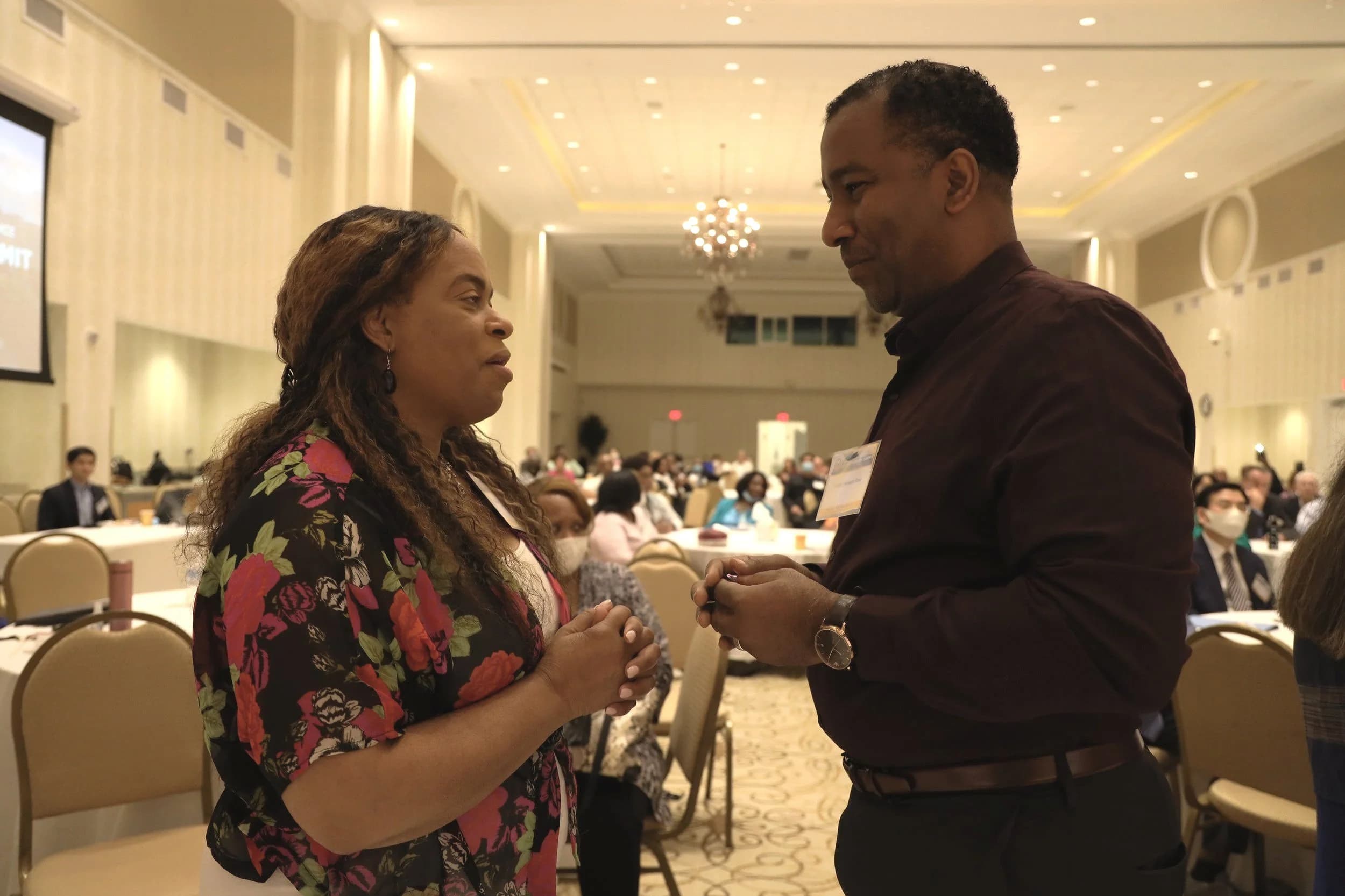 Couple receiving the Marriage Blessing
